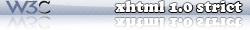 XHTML 1.0 Strict